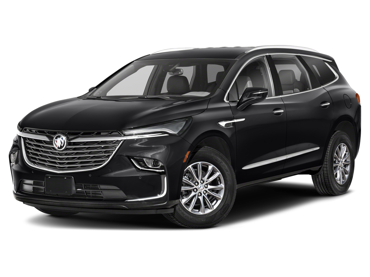 2023 Buick Enclave Essence in White Frost Tricoat — front three-quarter view