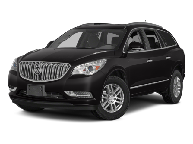 2014 Buick Enclave Leather in White Opal — front three-quarter view