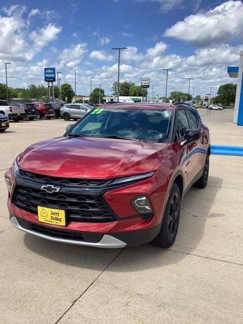 2023 Chevrolet Blazer 2LT in Radiant Red Tintcoat — front three-quarter view